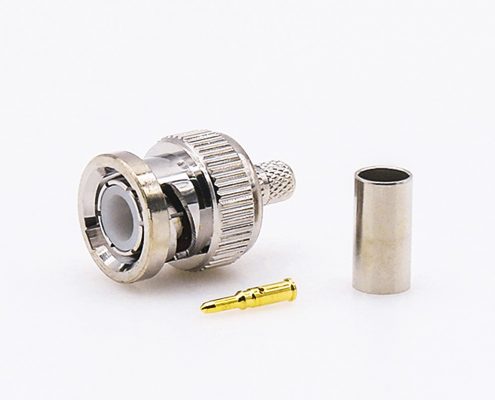 RG58/RG142公頭壓接接線連接器