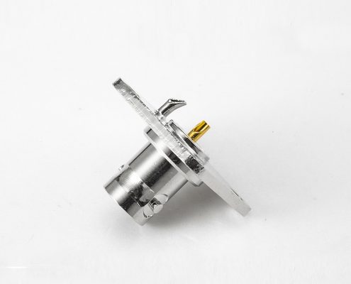 BNC 75歐姆母頭直式法蘭盤式座子