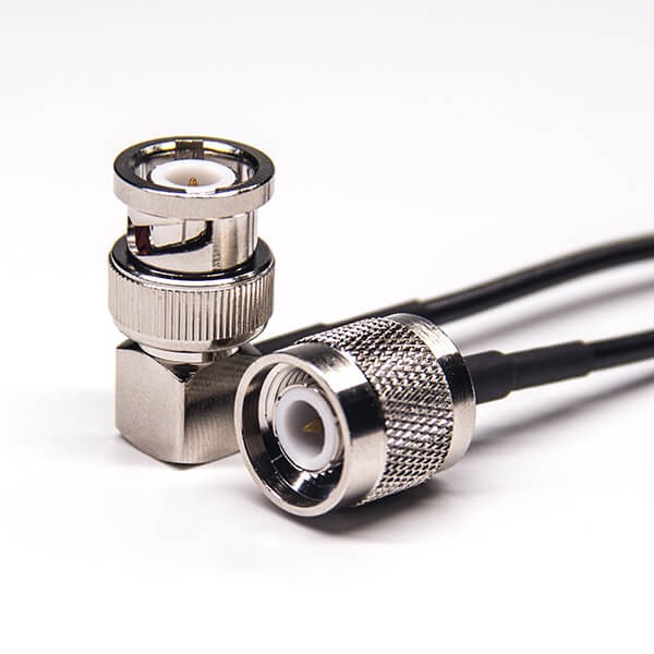 同軸電纜tnc接頭直式轉(zhuǎn)bnc彎公頭接RG174