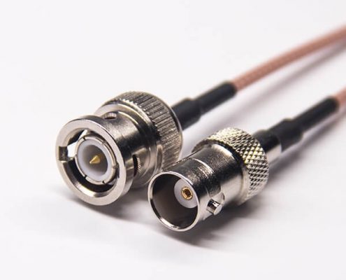 bnc接頭射頻線公頭直式轉bnc直式母頭RG316線材