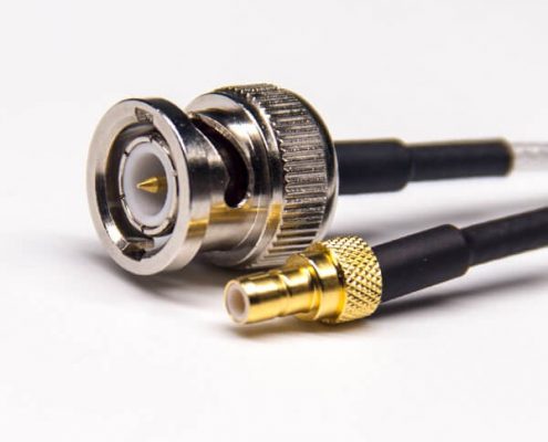 BNC接口公頭直式轉SMB母頭直式線材接RG316