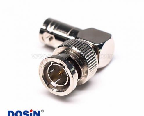 同軸轉接頭BNC公轉母鍍鎳